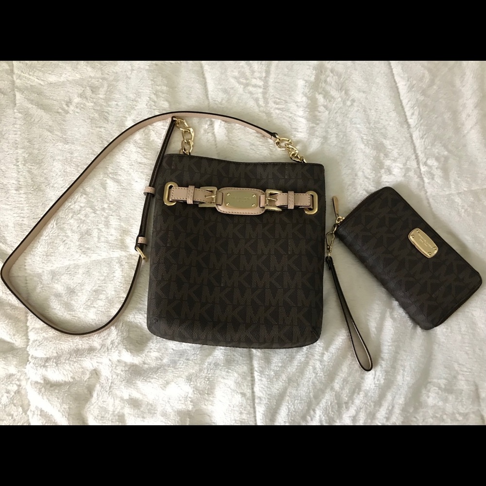 Michael Kors Crossbody and matching wallet NWT